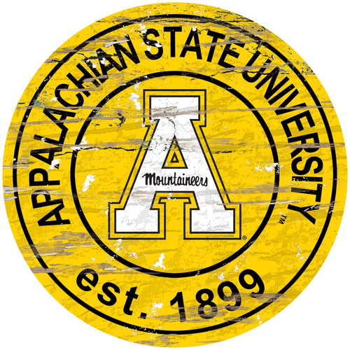 Appalachian State Mountaineers 0659-Established Date Round