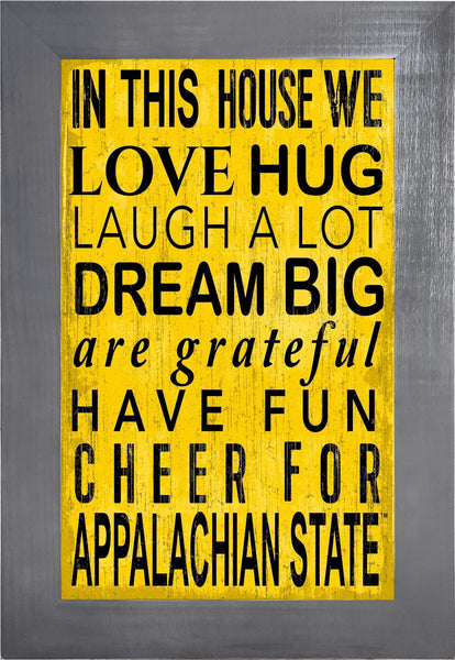 Appalachian State Mountaineers 0725-Color In This House 11x19