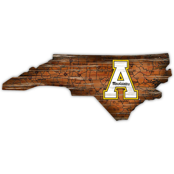 Appalachian State Mountaineers 0728-24in Distressed State