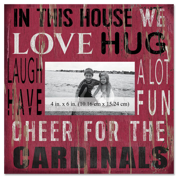 Arizona Cardinals 0734-In This House 10x10 Frame