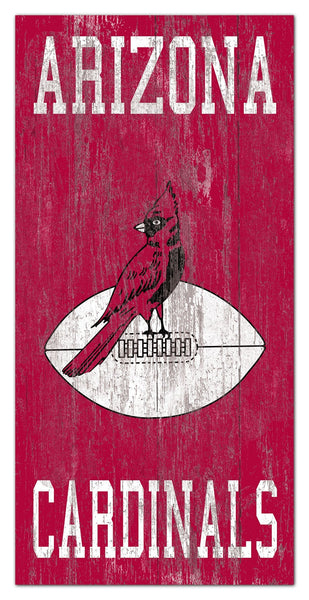 Arizona Cardinals 0786-Heritage Logo w/ Team Name 6x12