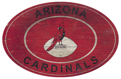 Arizona Cardinals 0801-46in Heritage Logo Oval