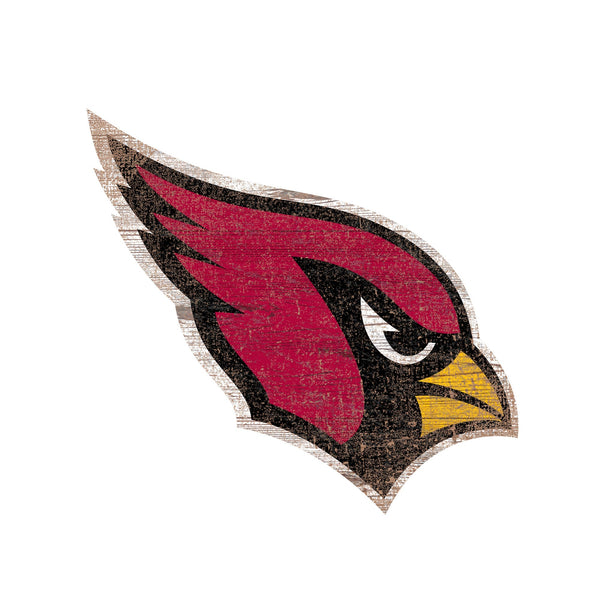 Arizona Cardinals 0843-Distressed Logo Cutout 24in