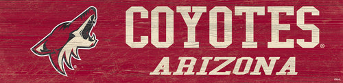 Arizona Coyotes 0846-Team Name 6x24