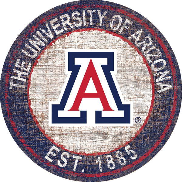 Arizona Wildcats 0744-Heritage Logo Round