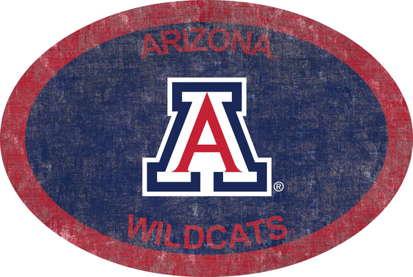 Arizona Wildcats 0805-46in Team Color Oval