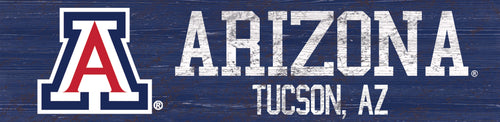 Arizona Wildcats 0846-Team Name 6x24