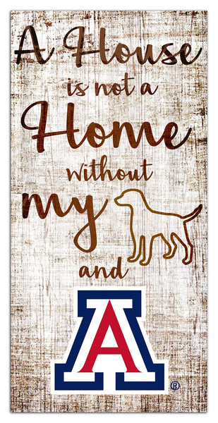 Arizona Wildcats 0867-A House is not a Home 6x12