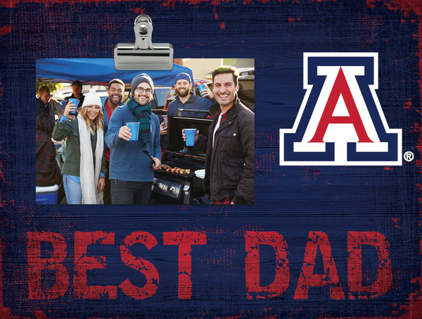 Arizona Wildcats 0893-Best Dad Clip Frame