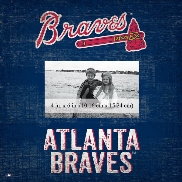 Atlanta Braves 0739-Team Name 10x10 Frame
