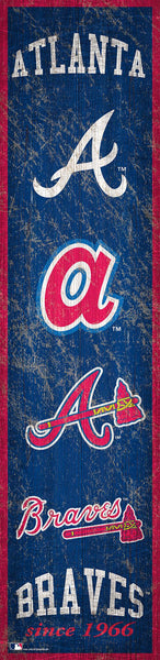 Atlanta Braves 0787-Heritage Banner 6x24
