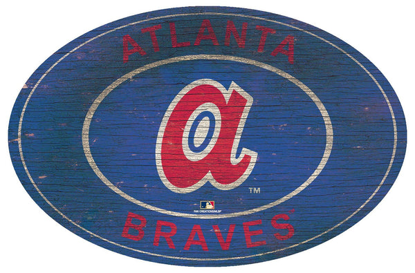 Atlanta Braves 0801-46in Heritage Logo Oval