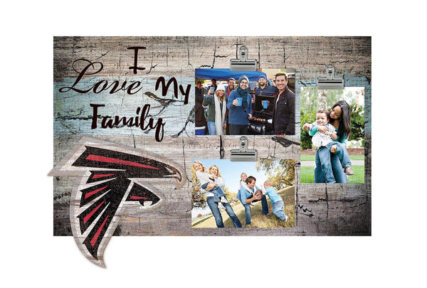 Atlanta Falcons 0870-I Love My Family 11x19 Clip Frame