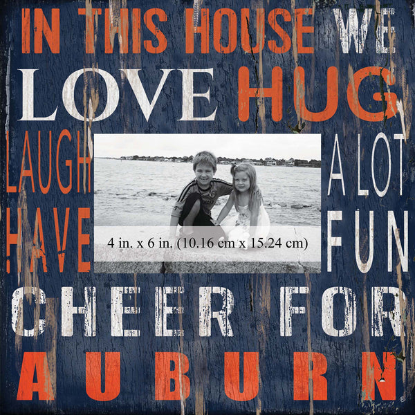Auburn Tigers 0734-In This House 10x10 Frame