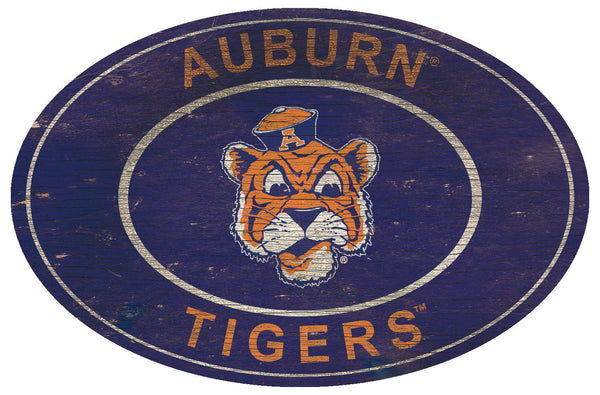 Auburn Tigers 0801-46in Heritage Logo Oval