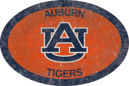 Auburn Tigers 0805-46in Team Color Oval