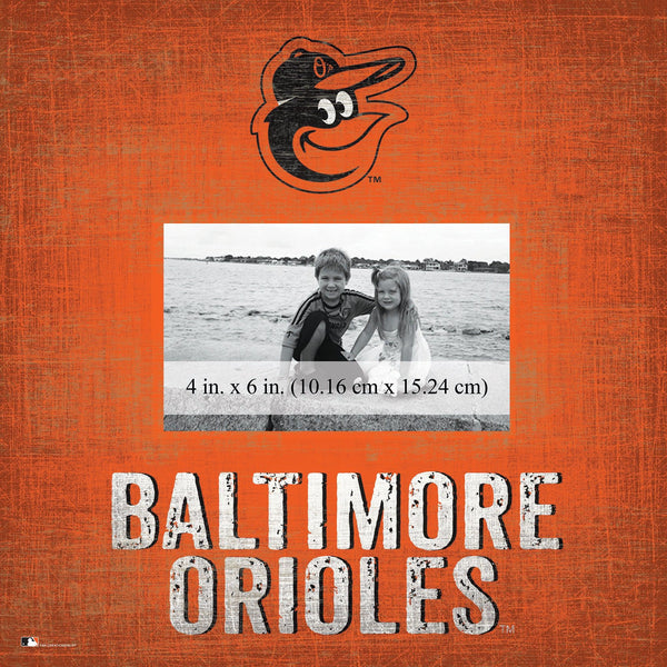 Baltimore Orioles 0739-Team Name 10x10 Frame