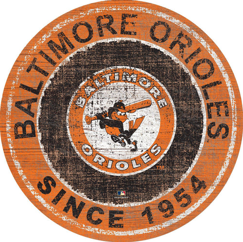 Baltimore Orioles 0744-Heritage Logo Round