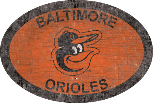 Baltimore Orioles 0805-46in Team Color Oval