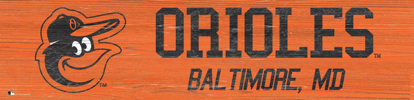 Baltimore Orioles 0846-Team Name 6x24