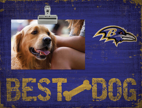 Baltimore Ravens 0849-Best Dog Clip Frame