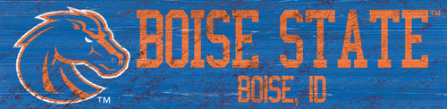 Boise State Broncos 0846-Team Name 6x24