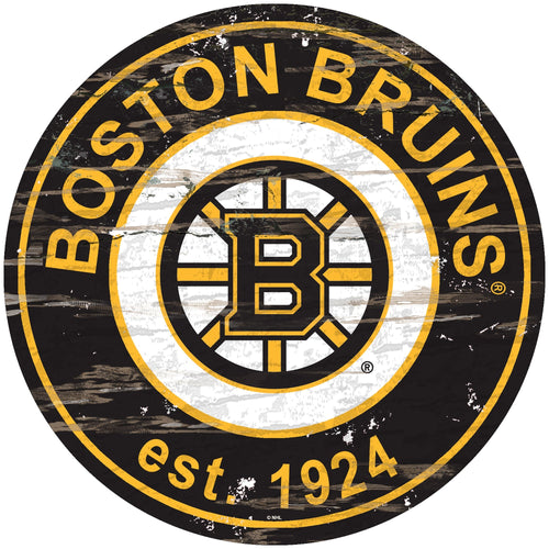 Boston Bruins 0659-Established Date Round