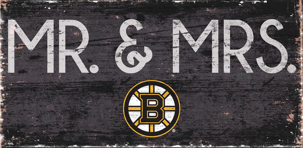 Boston Bruins 0732-Mr. and Mrs. 6x12
