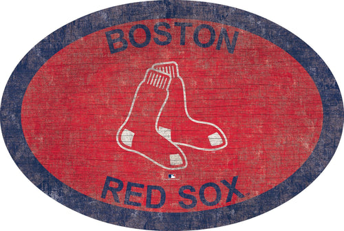 Boston Red Sox 0805-46in Team Color Oval