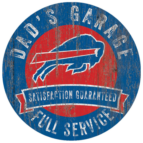 Buffalo Bills 0862-12in Dad's Garage Circle