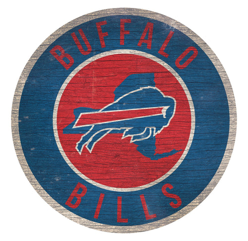 Buffalo Bills 0866-12in Circle w/State