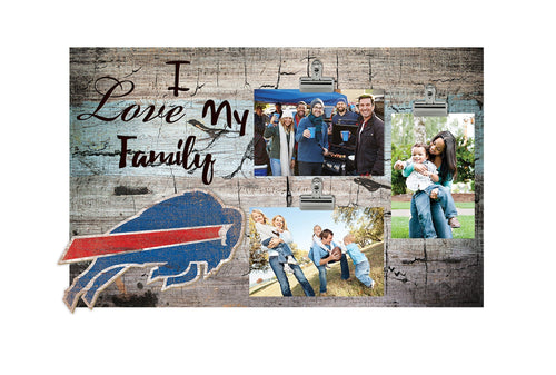 Buffalo Bills 0870-I Love My Family 11x19 Clip Frame