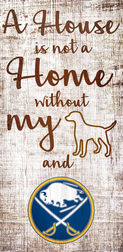 Buffalo Sabres 0867-A House is not a Home 6x12
