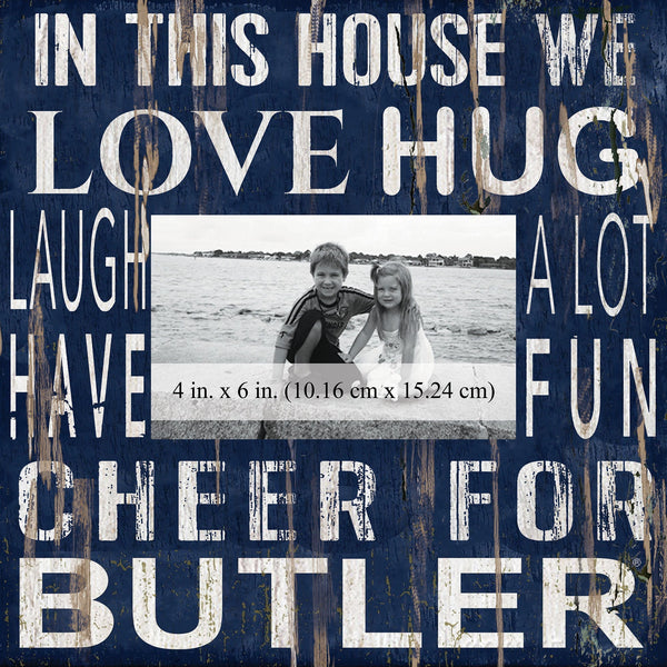 Butler Bulldogs 0734-In This House 10x10 Frame
