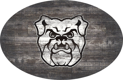 Butler Bulldogs 0773-46in Distressed Wood Oval