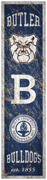 Butler Bulldogs 0787-Heritage Banner 6x24