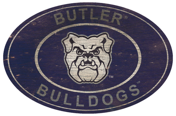Butler Bulldogs 0801-46in Heritage Logo Oval
