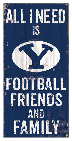 BYU Cougars 0738-Friends and Family 6x12