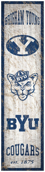 BYU Cougars 0787-Heritage Banner 6x24