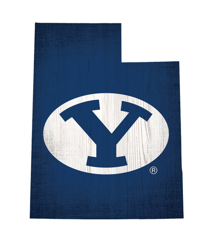 BYU Cougars 0838-12in Team Color State