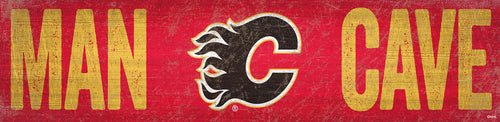 Calgary Flames 0845-Man Cave 6x24