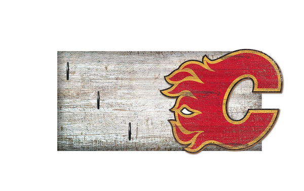 Calgary Flames 0878-Key Holder 6x12