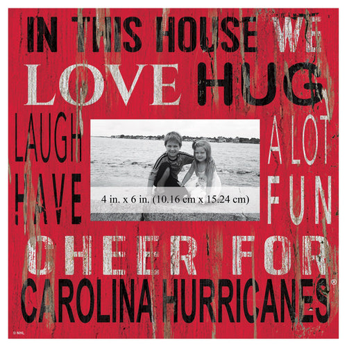 Carolina Hurricanes 0734-In This House 10x10 Frame