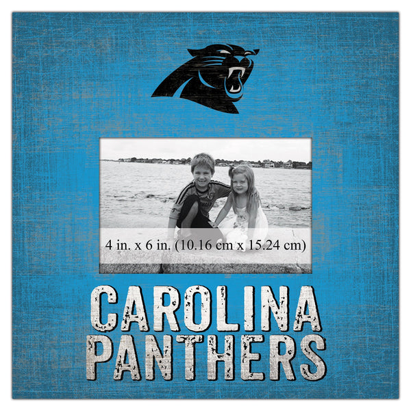 Carolina Panthers 0739-Team Name 10x10 Frame