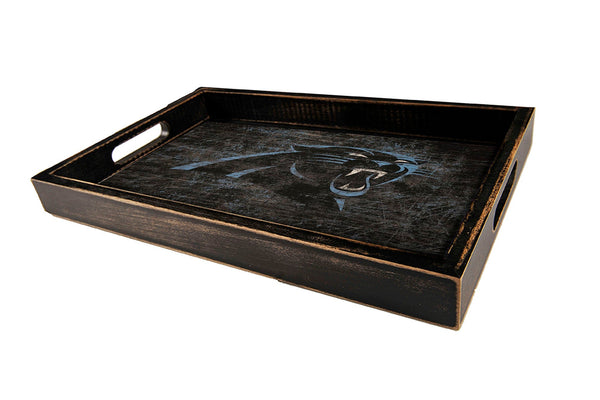 Carolina Panthers 0760-Distressed Tray w/ Team Color