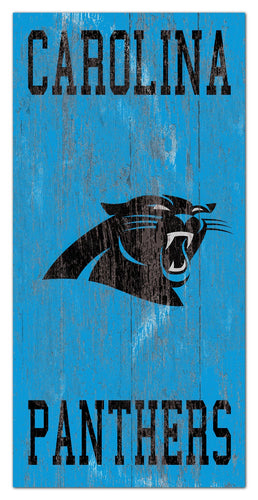 Carolina Panthers 0786-Heritage Logo w/ Team Name 6x12