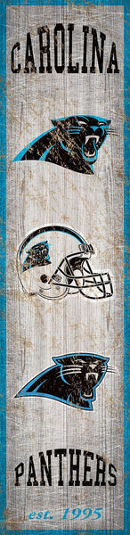 Carolina Panthers 0787-Heritage Banner 6x24