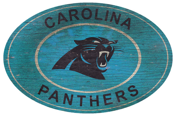 Carolina Panthers 0801-46in Heritage Logo Oval