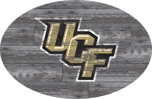 Central Florida Knights 0773-46in Distressed Wood Oval