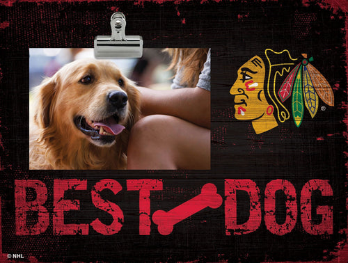 Chicago Blackhawks 0849-Best Dog Clip Frame